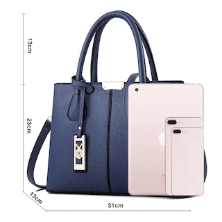 Foto 2 | Foto 2 | Bolso Elegante Dama Porta Laptop, Impermeable Eo Safe Imports Esi-19111 Azul