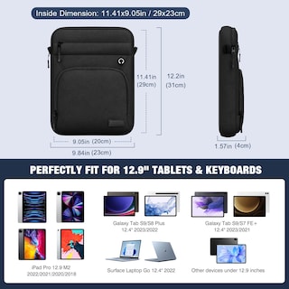 Foto 2 | Foto 2 | Funda Para Tablet Moko De 12,9 Pulgadas Para Ipad Pro/air Y Galaxy - Venta Internacional.