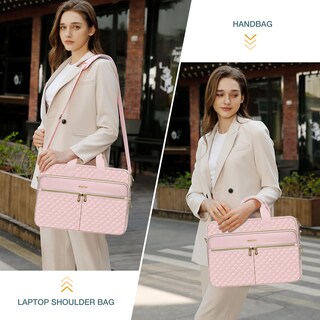 Foto 5 | Foto 5 | Funda Para Portátil Mosiso De 15-15,6 Pulgadas, Cuadrada, Acolchada, Rosa - Venta Internacional.