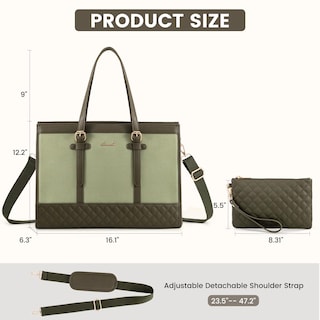 Foto 2 | Foto 2 | Bolsa De Lona Para Portátil Lovevook Para Mujer De 15.6 Pulgadas Con Bolso De Mano - Venta Internacional.