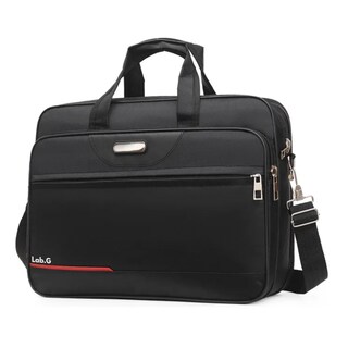 Foto 1 | Foto 1 | Ejecutivo Crossbody Portafolio Maletín Para Laptop Lab.g, Negro Línea Roja
