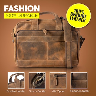 Foto 5 | Foto 5 | Maletín De Piel Komalc Laptop Messenger Bag De 16 Pulgadas - Venta Internacional.