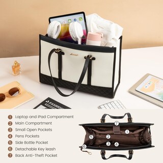 Foto 4 | Foto 4 | Bolsa De Lona Para Portátil Lovevook Para Mujer De 15.6 Pulgadas Con Bolso De Mano - Venta Internacional.