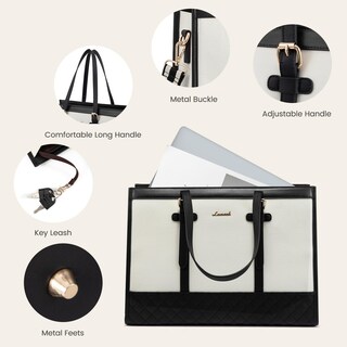Foto 5 | Foto 5 | Bolsa De Lona Para Portátil Lovevook Para Mujer De 15.6 Pulgadas Con Bolso De Mano - Venta Internacional.