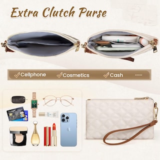 Foto 7 | Foto 7 | Bolsa Para Portátil Igolumon Para Mujer De 15.6 Pulgadas, Piel Vegana, Color Beige - Venta Internacional.