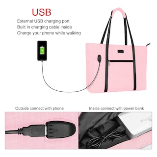 Foto 2 | Foto 2 | Bolsa para Laptop de 17 Pulgadas Mosiso Rosa-Venta Internacional