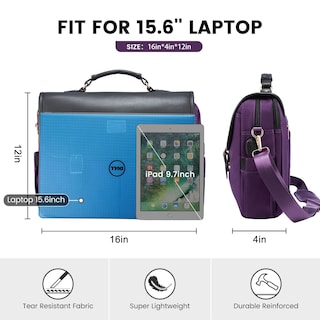 Foto 7 | Foto 7 | Bolsa Para Portátil Lovevook Para Mujer De 15.6 Pulgadas Con Gran Capacidad - Venta Internacional.