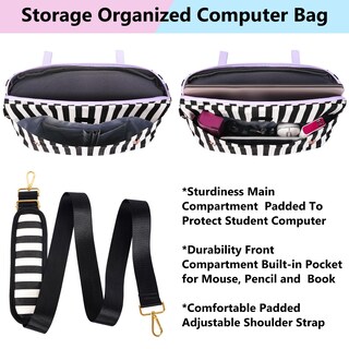 Foto 4 | Foto 4 | Funda Para Portátil Matein De 17 Pulgadas Para Mujer Con Bolsillo Rfid  Color Morado - Venta Internacional.