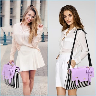 Foto 7 | Foto 7 | Funda Para Portátil Matein De 17 Pulgadas Para Mujer Con Bolsillo Rfid Color Morado - Venta Internacional.
