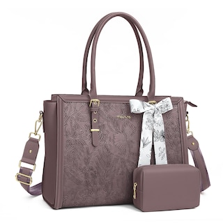 Foto 1 | Foto 1 | Bolsa Para Portátil Mosiso Para Mujer De 17 A 17 Pulgadas Piel Sintética Color Morado - Venta Internacional.