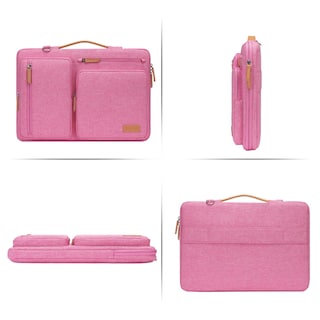 Foto 4 | Foto 4 | Bolsa De Hombro Para Portátil Mosiso 360 Protective 13-13.3 Pulgadas Rosa Roja - Venta Internacional.