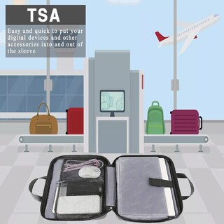 Foto 4 | Foto 4 | Funda Para Portátil Ytonet Resistente Al Agua Para Macbook De 14 Pulgadas Color Gris - Venta Internacional.
