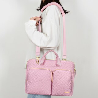 Foto 6 | Foto 6 | Funda Para Portátil Lacdo Para Mujer Nueva Macbook Pro Sakura De 14 Pulgadas Rosa - Venta Internacional.