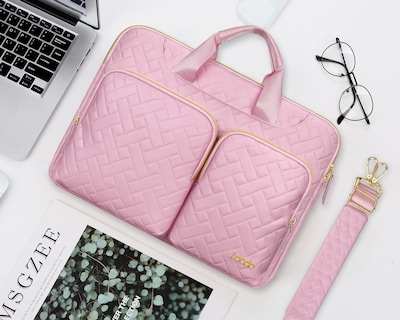 Foto 7 | Foto 7 | Funda Para Portátil Lacdo Para Mujer Nueva Macbook Pro Sakura De 14 Pulgadas Rosa - Venta Internacional.