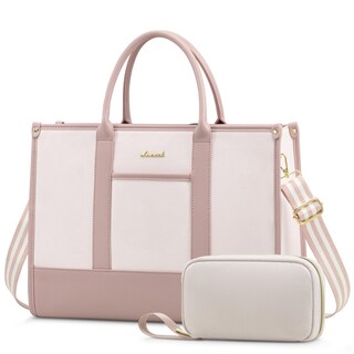 Foto 1 | Foto 1 | Bolsa Para Portátil Lovevook Canvas Work De 15.6 Pulgadas Rosa Para Mujer - Venta Internacional.