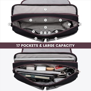 Foto 3 | Foto 3 | Funda Para Portátil Lovevook Para Mujer De 15 6 Pulgadas De Profundidad Color Negro Ciruela - Venta Internacional.