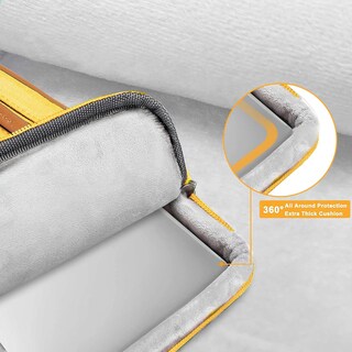 Foto 3 | Foto 3 | Bandolera Para Portátil Mosiso 360 Protective 17-17.3 Pulgadas Amarilla - Venta Internacional.