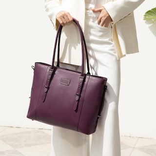 Foto 2 | Foto 2 | Bolsa Mosiso Para Portátil Piel Sintética Para Mujer 17-17 3 Pulgadas Color Morado - Venta Internacional.