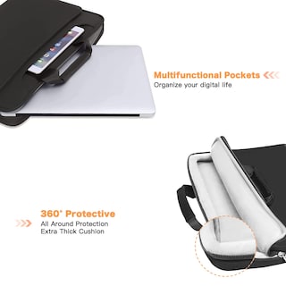 Foto 2 | Foto 2 | Bolso De Hombro Para Portátil Mosiso 360 Protective 15-15.6 Pulgadas Negro - Venta Internacional.