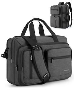 Foto 1 | Foto 1 | Bolsa Para Portátil Bagsmart 3 En 1 Repelente Al Agua 17.3 Pulgadas Para Hombre Negra - Venta Internacional.