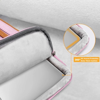 Foto 3 | Foto 3 | Bandolera para Portátil Mosiso 360 Protective 15-15.6 Pulgadas Rosa - Venta Internacional
