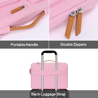 Foto 4 | Foto 4 | Bandolera para Portátil Mosiso 360 Protective 15-15.6 Pulgadas Rosa - Venta Internacional