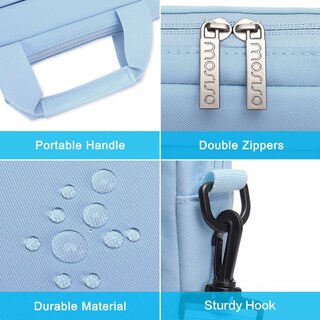 Foto 4 | Foto 4 | Bandolera para Portátil Mosiso 15.6 Pulgadas Azul - Venta Internacional