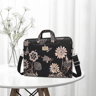 Foto 6 | Foto 6 | Bolsa Para Portátil Mosiso Vintage Floral De 15.6 Pulgadas Para Mujer - Venta Internacional.