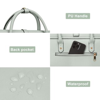 Foto 7 | Foto 7 | Funda Para Portátil Mosiso Para Mujer De Piel Sintética De 13 A 14 Pulgadas  Color Verde - Venta Internacional.