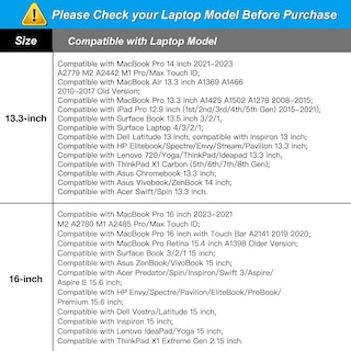 Foto 6 | Foto 6 | Maletín para Laptop Mosiso 13.3 Pulgadas Azul Marino - Venta Internacional