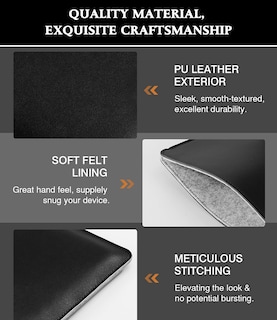 Foto 4 | Foto 4 | Funda Para Portátil Moko Compatible Con Macbook De 13 3'' Negra - Venta Internacional.
