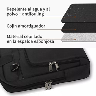 Foto 4 | Foto 4 | Funda Maletín para Laptop 15-15.6 Impermeable Eo Safe Imports Esi-8707 color Negro