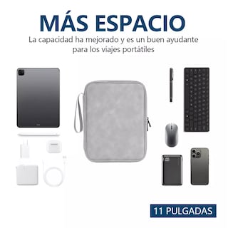 Foto 3 | Foto 3 | Funda Para Tablet Antipolvo Y Resistente Agua 11 Pulgadas Eo Safe Imports Esi-16685 Gris