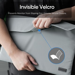 Foto 6 | Foto 6 | Funda Para Monitor Portátil Arzopa De Piel Gris De 16,1 Pulgadas - Venta Internacional.