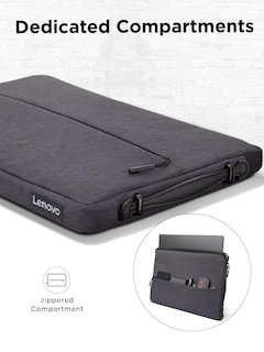Foto 6 | Foto 6 | Funda Para Portátil Lenovo Urban De 14 Pulgadas, Resistente Al Agua, Gris - Venta Internacional.