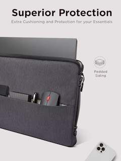 Foto 5 | Foto 5 | Funda Para Portátil Lenovo Urban De 13 Pulgadas Resistente Al Agua, Color Gris - Venta Internacional.