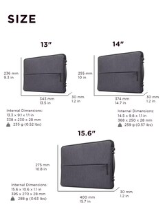 Foto 7 | Foto 7 | Funda Para Portátil Lenovo Urban De 13 Pulgadas Resistente Al Agua, Color Gris - Venta Internacional.