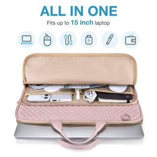 Foto 3 | Foto 3 | Funda Protectora para Portátil Bagsmart de 15.6 Pulgadas Rosa - Venta Internacional
