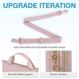 Foto 4 | Foto 4 | Funda Protectora para Portátil Bagsmart de 15.6 Pulgadas Rosa - Venta Internacional