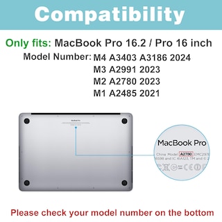 Foto 2 | Foto 2 | Funda Protectora Procase Para Macbook Pro 16.2'' 2024 Negra - Venta Internacional.