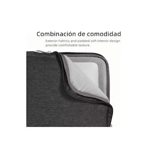 Foto 2 | Foto 2 | Funda Protectora Para Portátil Bolsa Prueba Golpe 15.6'' Eo Safe Imports Esi-6445-1 Negro