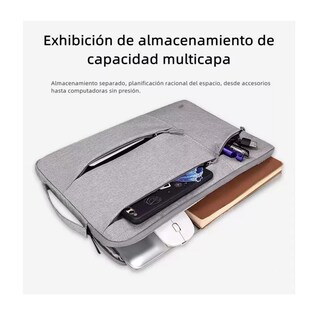 Foto 2 | Foto 2 | Funda Protectora Para Portátil Bolsa Prueba Golpe 15.6’’ Eo Safe Imports Esi-6444-1 Gris