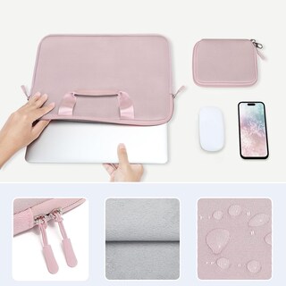 Foto 5 | Foto 5 | Funda para Laptop de 13.3 Pulgadas Mosiso Rosa-Venta Internacional