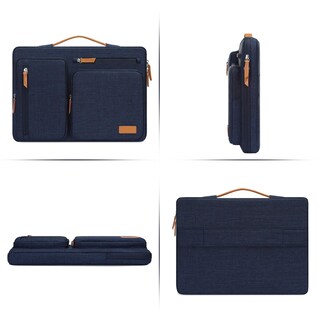Foto 7 | Foto 7 | Funda Protectora Para Portátil Mosiso 360 De 13,3 Pulgadas, Color Azul Marino - Venta Internacional.