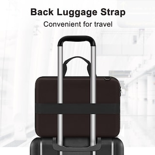 Foto 6 | Foto 6 | Funda Rígida Mosiso Para Portátil De 17.3 Pulgadas Con Bolsillo Frontal, Color Marrón - Venta Internacional.