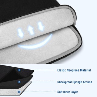 Foto 4 | Foto 4 | Funda para Laptop Mosiso Negra - Venta Internacional