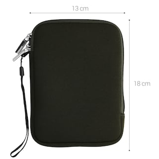 Foto 7 | Foto 7 | Funda Para Lector De Libros Electrónicos Kwmobile, Neopreno, Tamaño 6, Universal, Verde Oscuro - Venta Internacional.