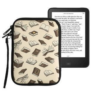 Foto 1 | Foto 1 | Funda Para Lector De Libros Electrónicos Kwmobile, Neopreno, Talla 6, Universal, Color Beige - Venta Internacional.