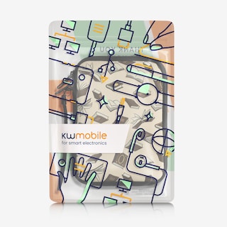 Foto 7 | Foto 7 | Funda Para Lector De Libros Electrónicos Kwmobile, Neopreno, Talla 6, Universal, Color Beige - Venta Internacional.