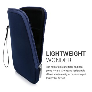 Foto 4 | Foto 4 | Funda Para Lector De Libros Electrónicos Kwmobile, Neopreno, Tamaño 6, Universal, Azul Oscuro - Venta Internacional.